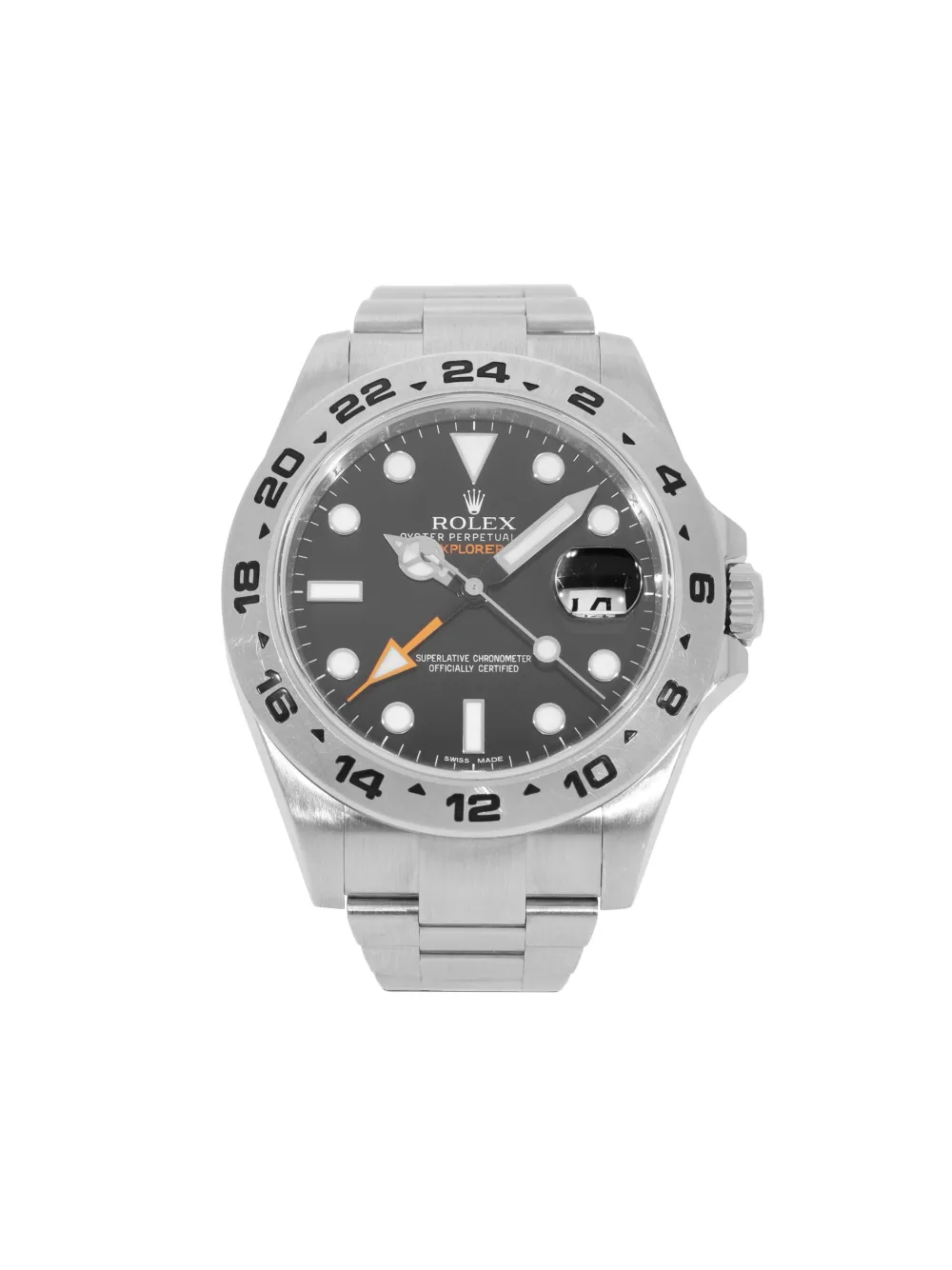 Pre-owned Rolex 2013  Explorer Ii 42mm In 黑色