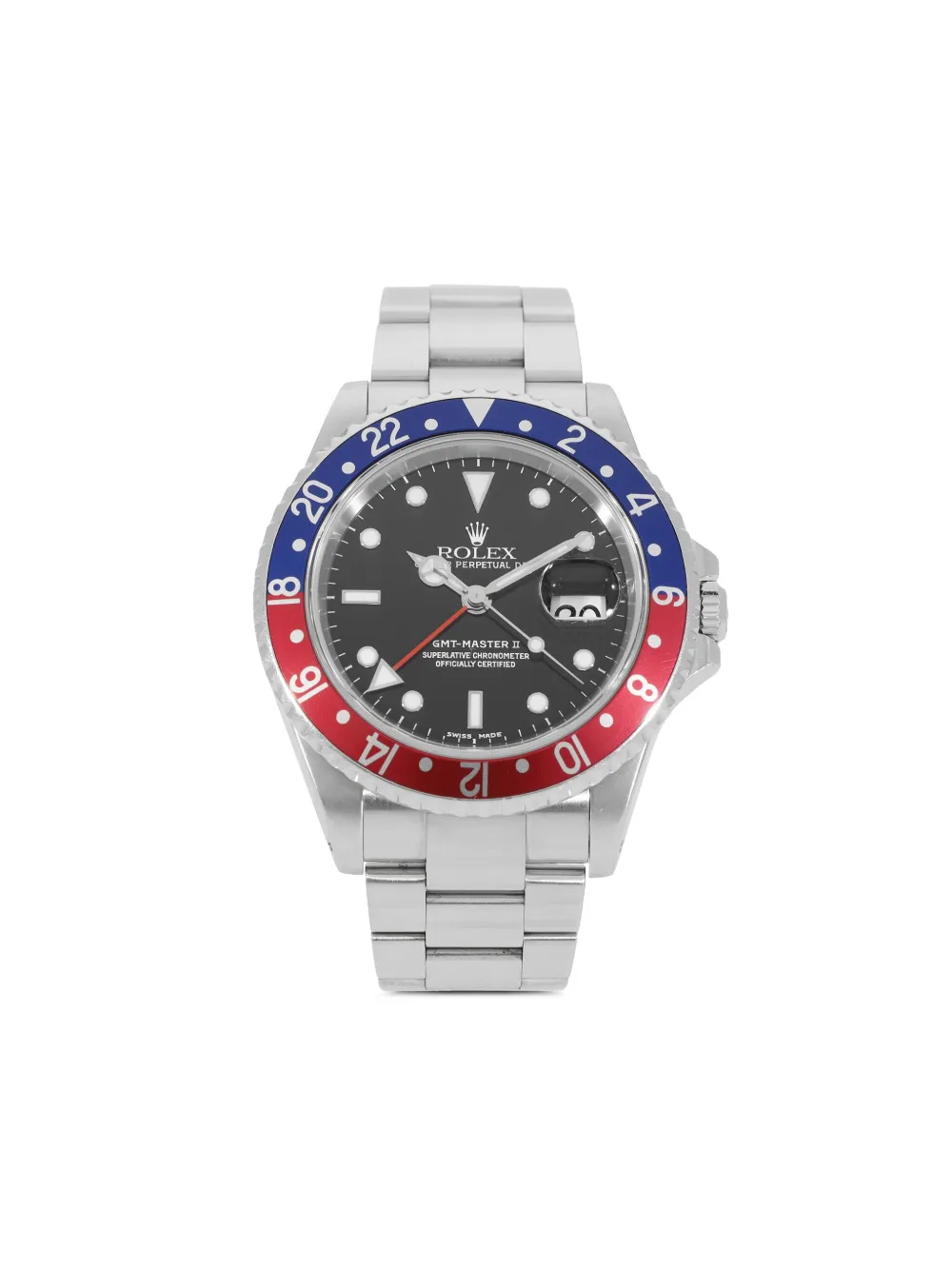 Pre-owned Rolex  Gmt-masterii 40mm In Black