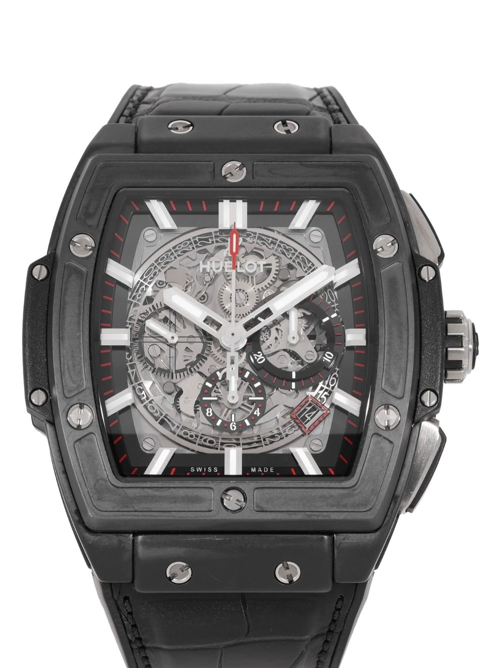 Hublot 2019 pre-owned Spirit of Big Bang Black Magic 45.5mm - Zilver