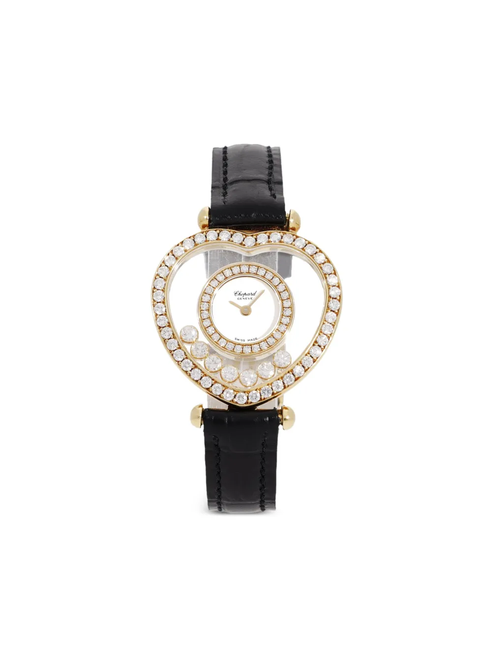 Chopard 1998 pre-owned Happy Diamonds 26mm | White | Image 1