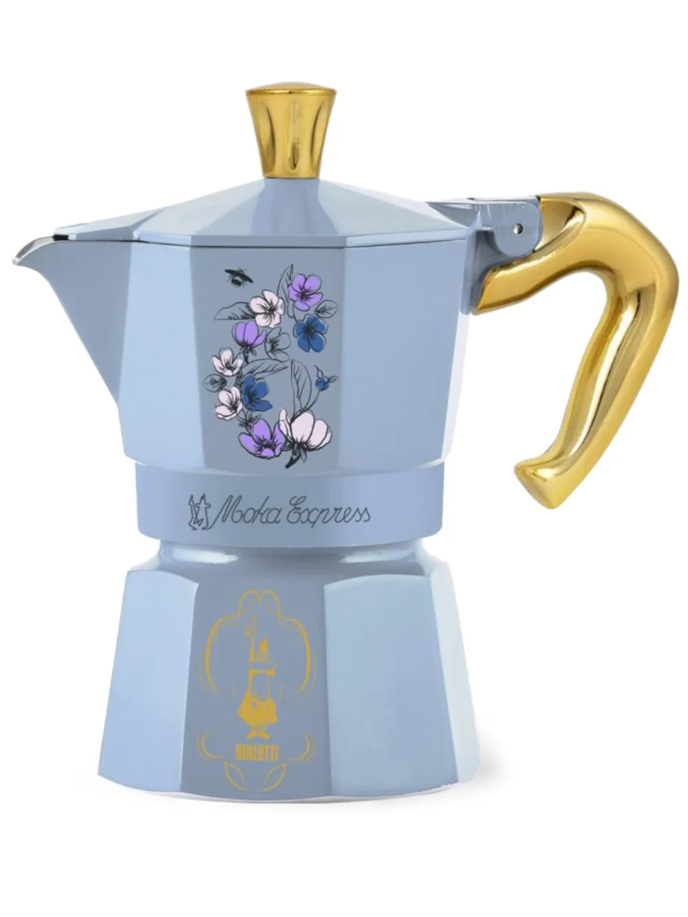 Bialetti Bridgerton Moka Express coffee maker (187g) | Blue | Image 1