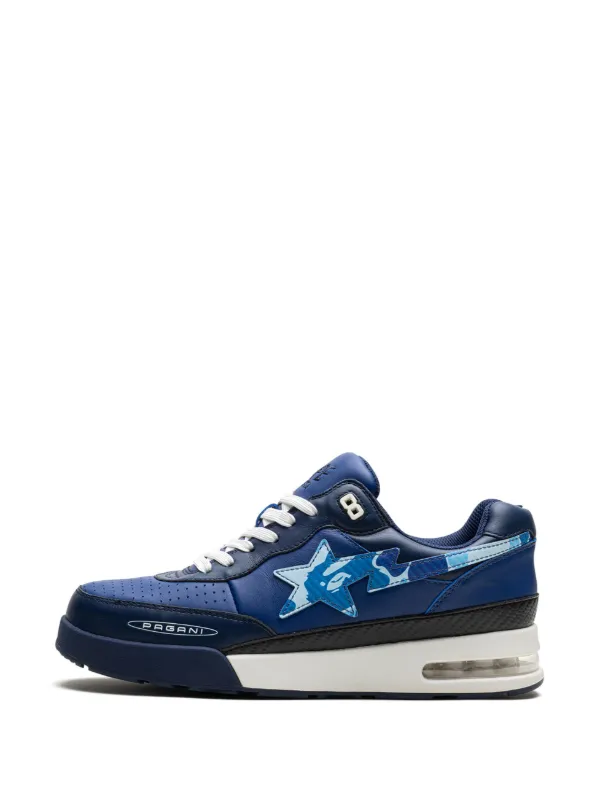A BATHING APE® x Pagani Roadsta 'Navy ABC Camo' スニーカー