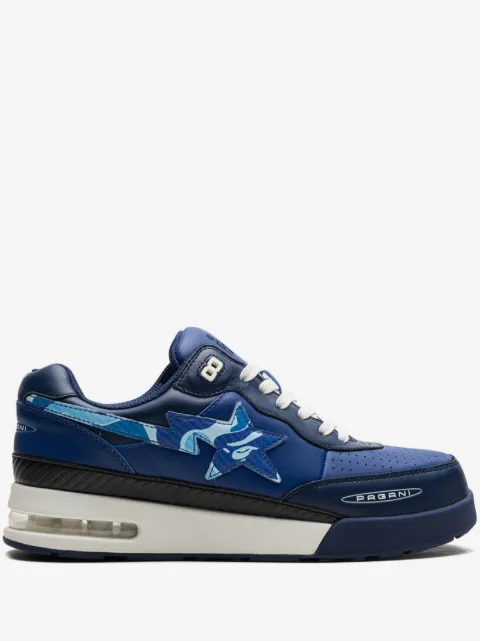 A BATHING APE® кроссовки Navy ABC Camo из коллаборации с Pagani Roadsta