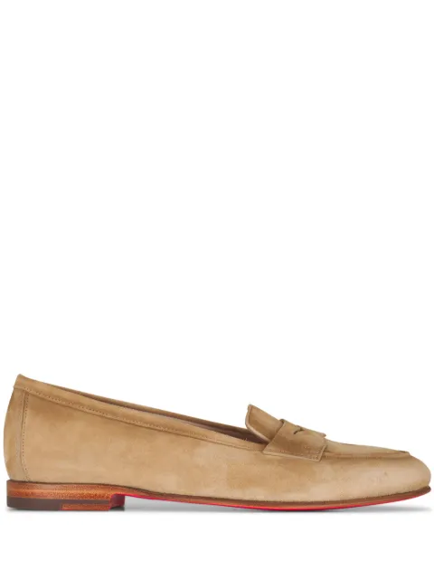 Santoni Carla suède loafers
