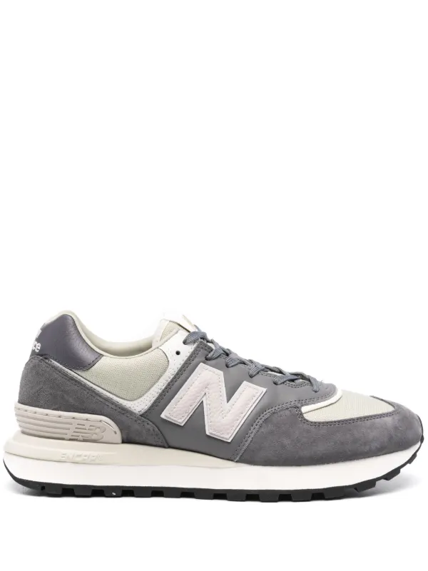 New balance m574 black grey on sale