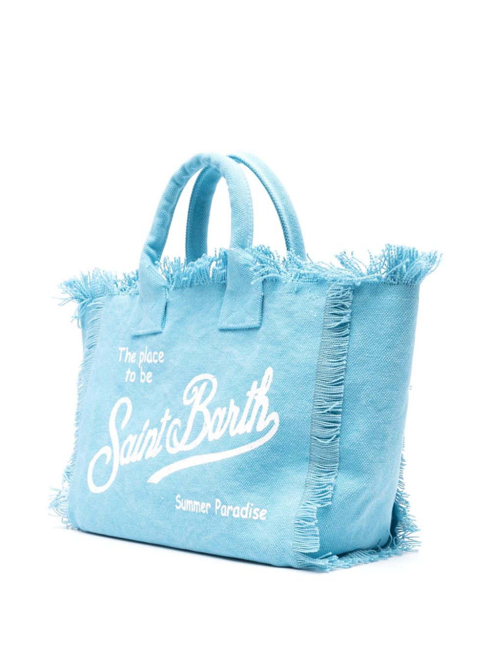 MC2 Saint Barth Colette logo-print beach bag - Blauw