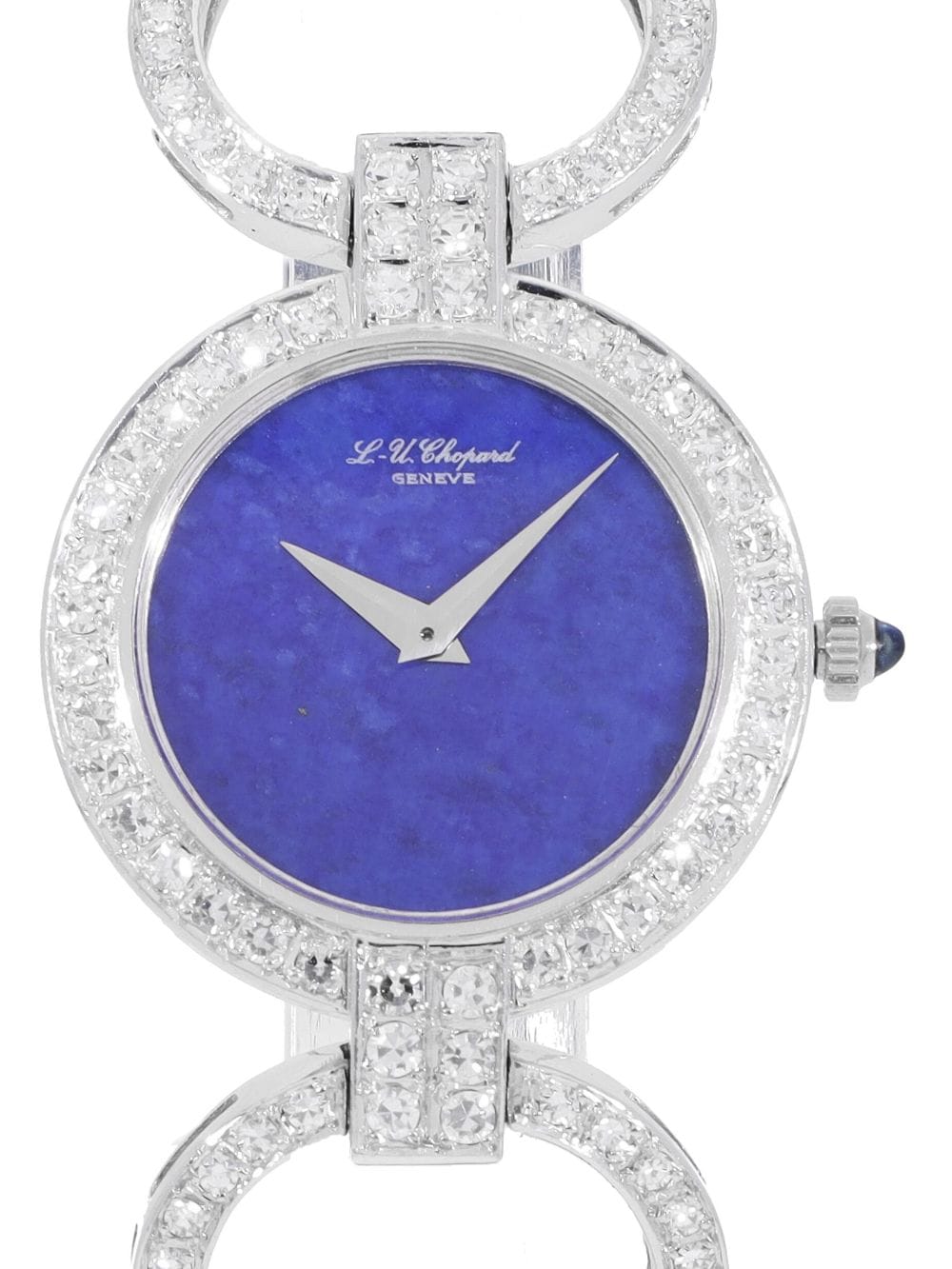 Chopard pre-owned L.U.C 25mm - Blauw