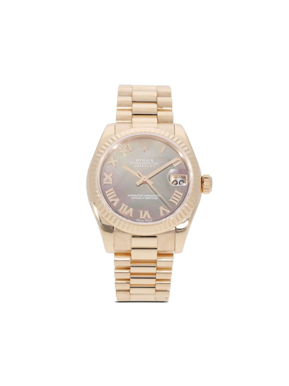 Pre-owned Rolex 2006  Datejust 31mm In Pink