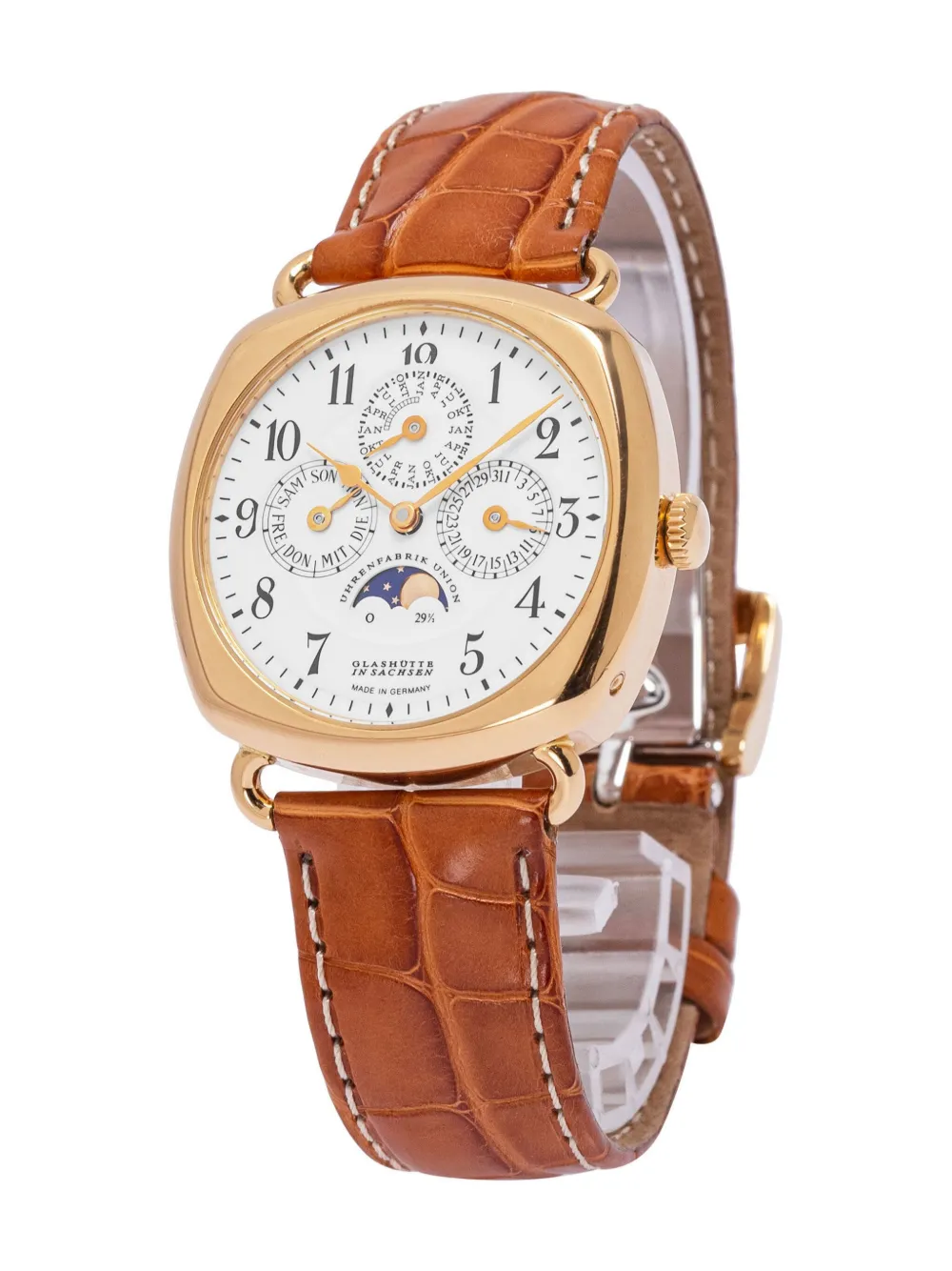  Glashütte 2000 Pre-owned Dürrstein 36mm - White 