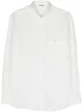 Auralee wrinkled-effect cotton shirt - White