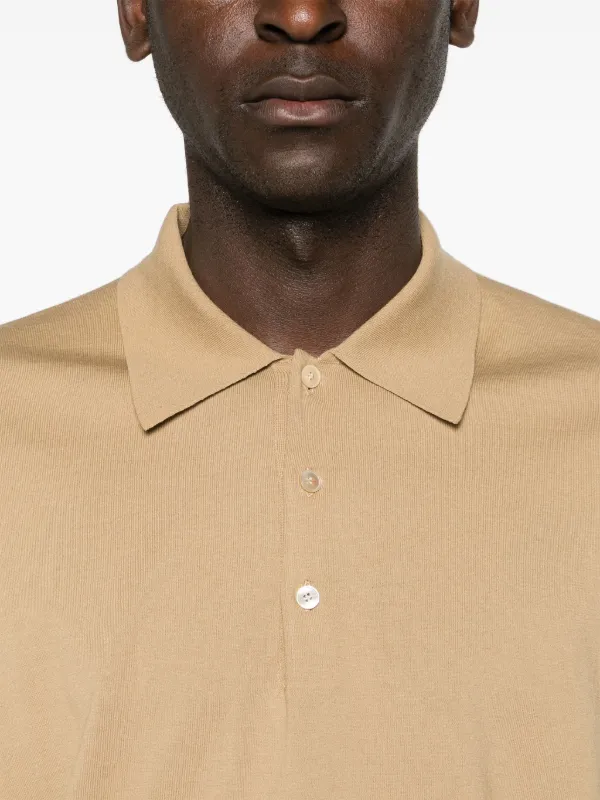 AURALEE SUPER HIGH GAUGE COTTON KNIT POLO – unexpected store