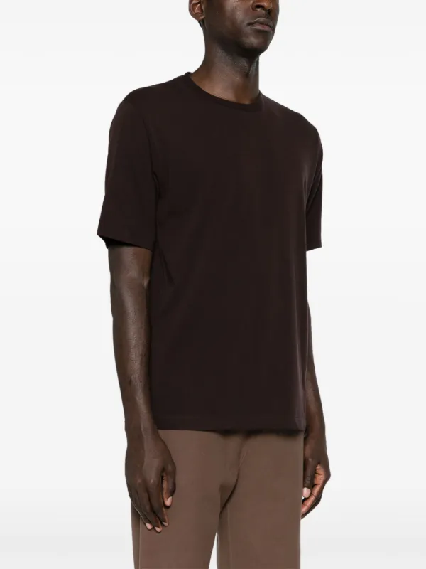 Auralee クルーネック Tシャツ | ブラウン | FARFETCH JP