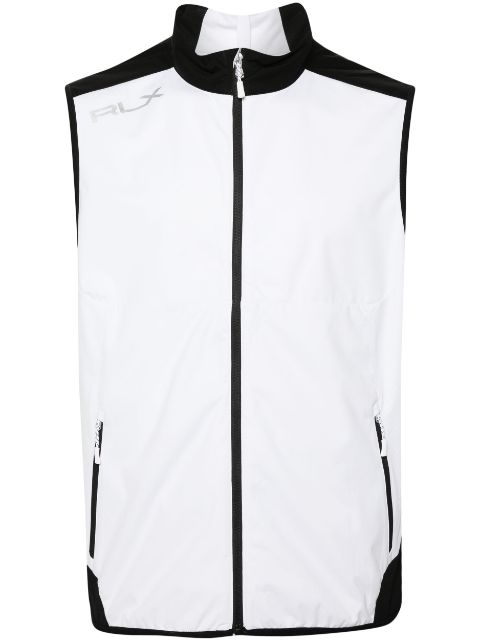 RLX Ralph Lauren logo-print contrast gilet