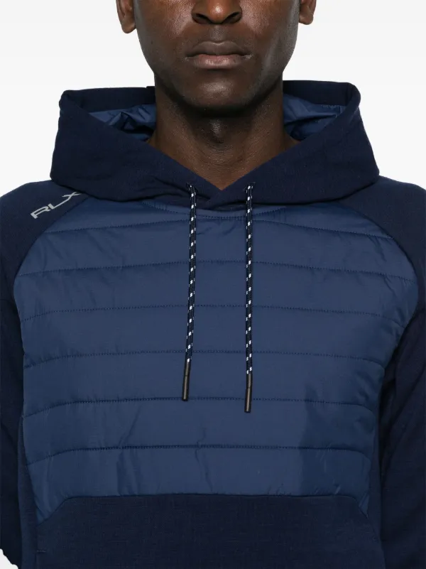 RLX Ralph Lauren コントラストパネル パーカー | ブルー