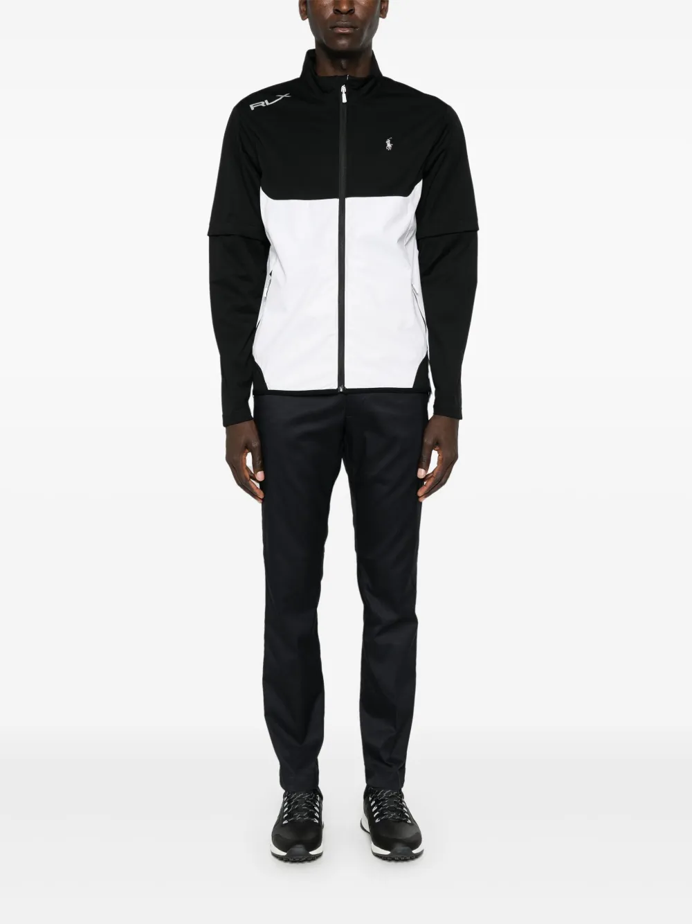 RLX Ralph Lauren Jack met geborduurd logo - Zwart