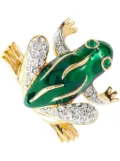 Susan Caplan Vintage 1980s Attwood & Sawyer frog brooch - Gold