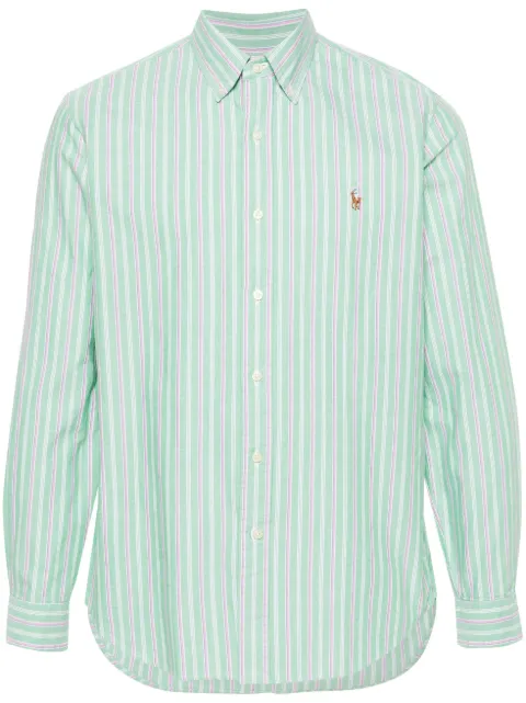 Polo Ralph Lauren camisa con motivo de rayas y logo bordado
