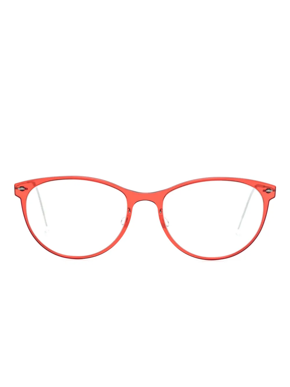 Lindberg lunettes de vue à monture ronde | rouge | Image 1