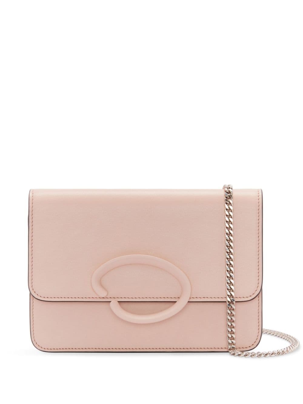 Shop Oscar De La Renta O Pochette Crossbody Bag In Pink