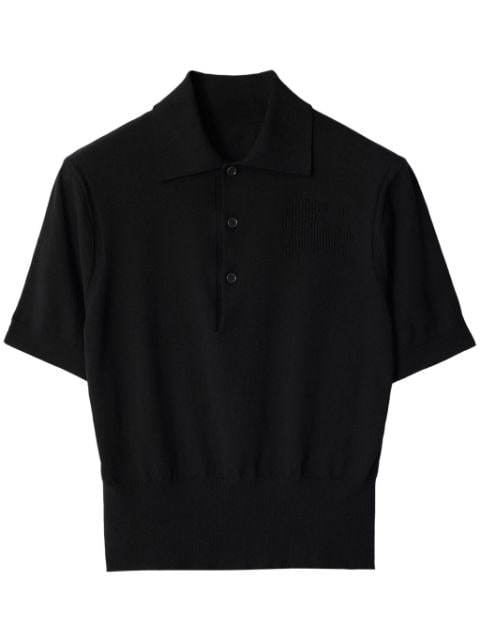 Burberry cotton-blend polo shirt