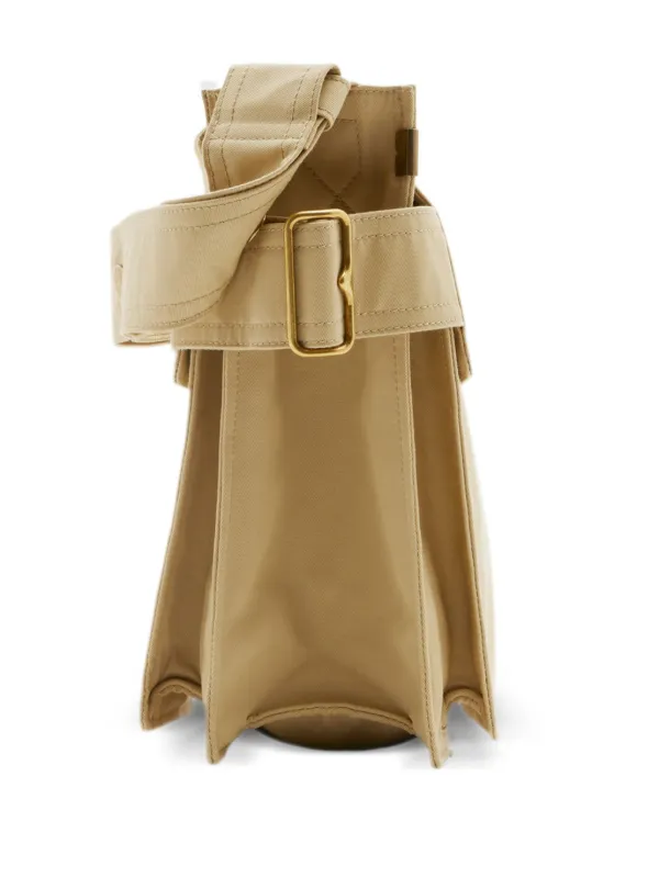 Burberry Trench logo-embroidered Messenger Bag | Neutrals