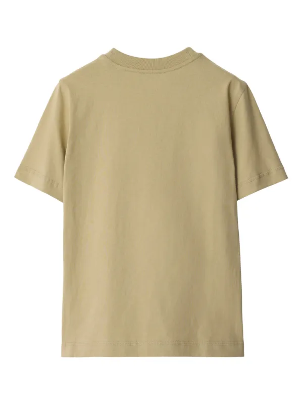 Burberry T-shirt Girocollo Con Stampa Equestrian Knight