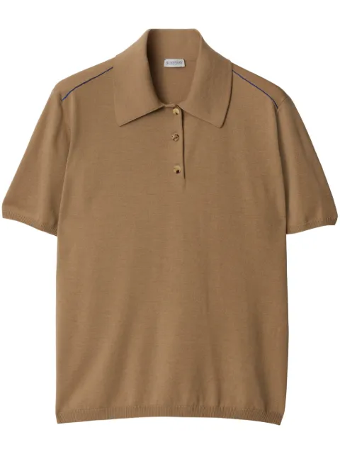 Burberry short-sleeve wool polo shirt Men