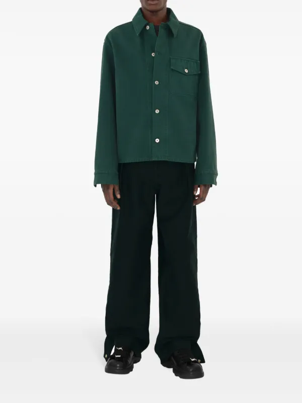 ジャケット BURBERRY Embroidered Cotton Jacket BURBERRY Embroidered Logo Cotton Gabardine Bomber Jacket