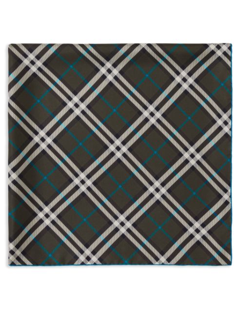 Burberry checked silk scarf Men