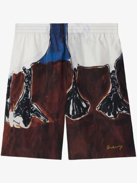 Burberry Swan deck shorts