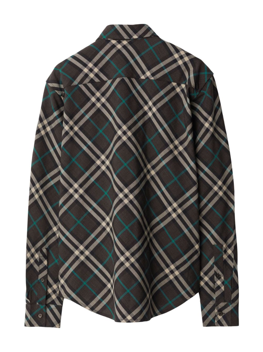 Burberry checked button-up shirt Men