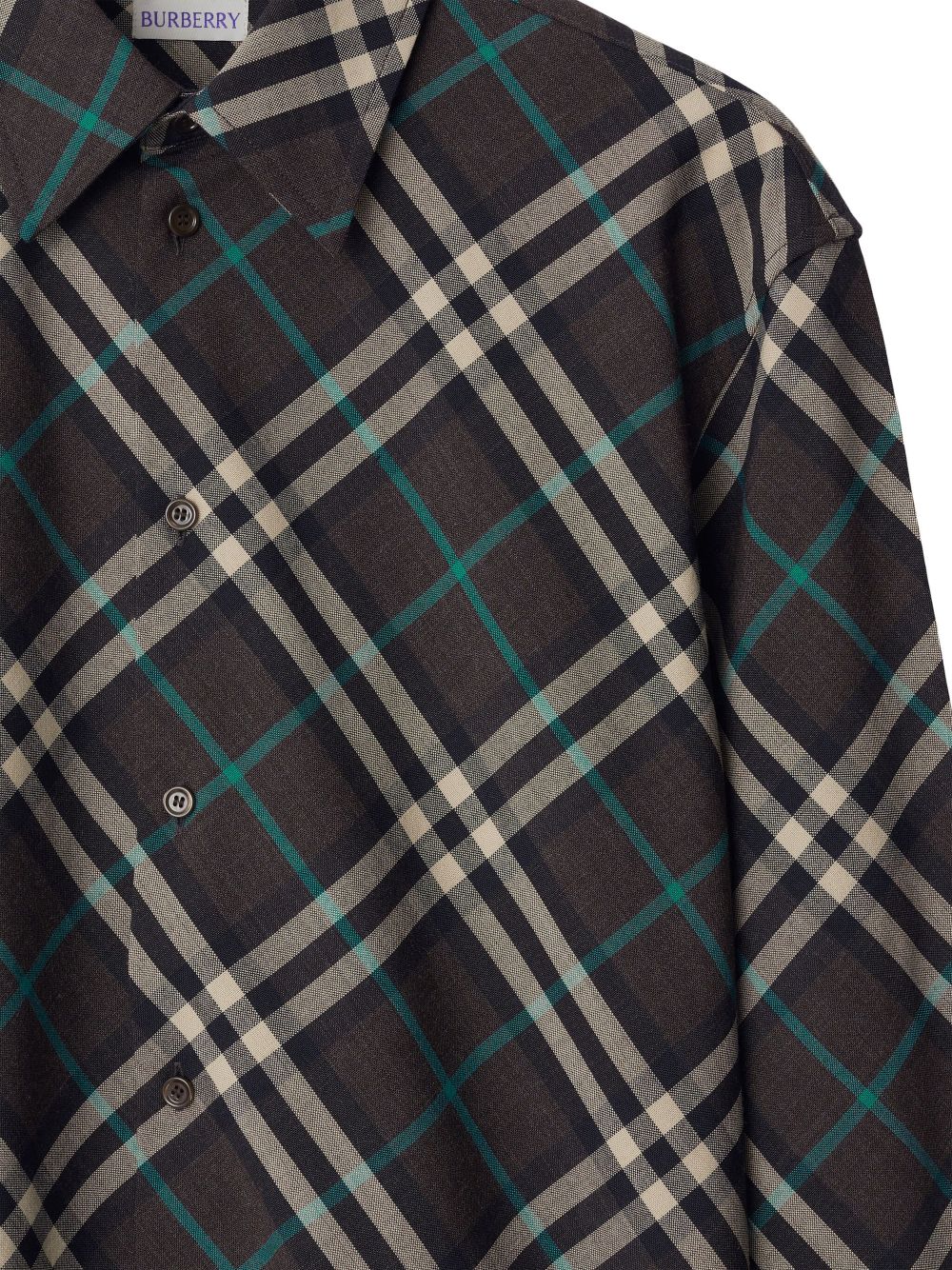 Burberry checked button-up shirt Men