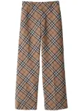 Burberry checked tailored trousers - Neutrals
