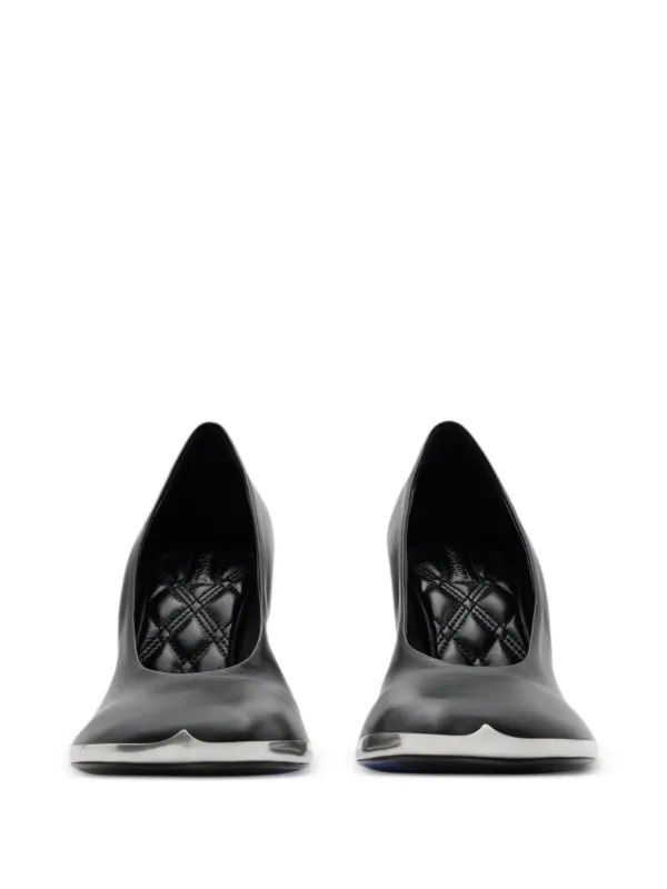 【送料&関税込】Burberry duck Pumps Burberry Duck 90mm Leather Pumps | Black | FARFETCH