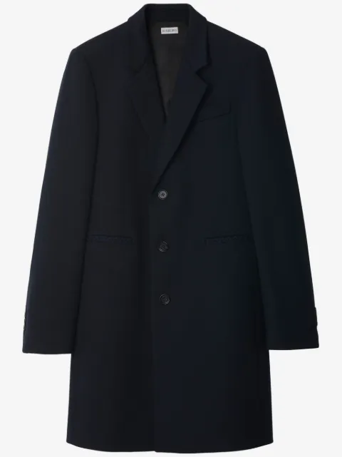Burberry single-breasted wool coat