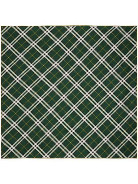 Burberry checked silk scarf Women