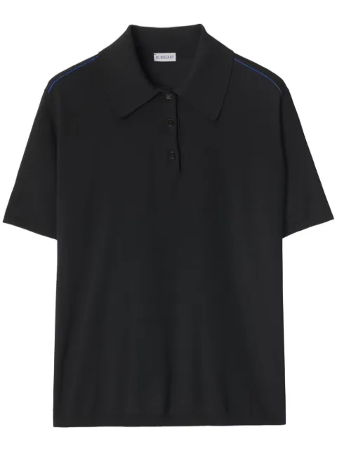 Burberry short-sleeve wool polo shirt Men