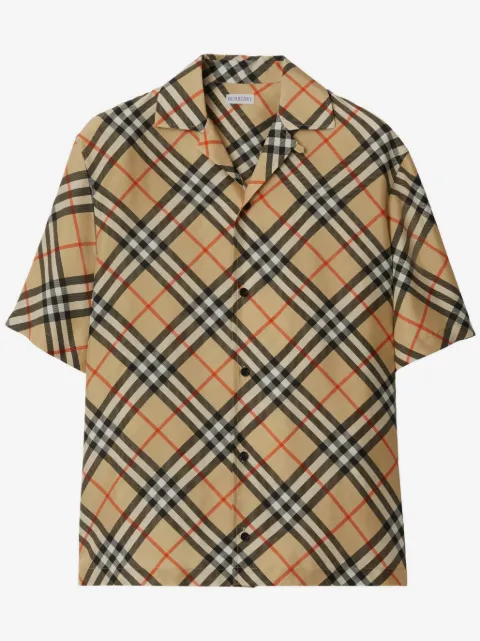 Burberry Nova check silk shirt