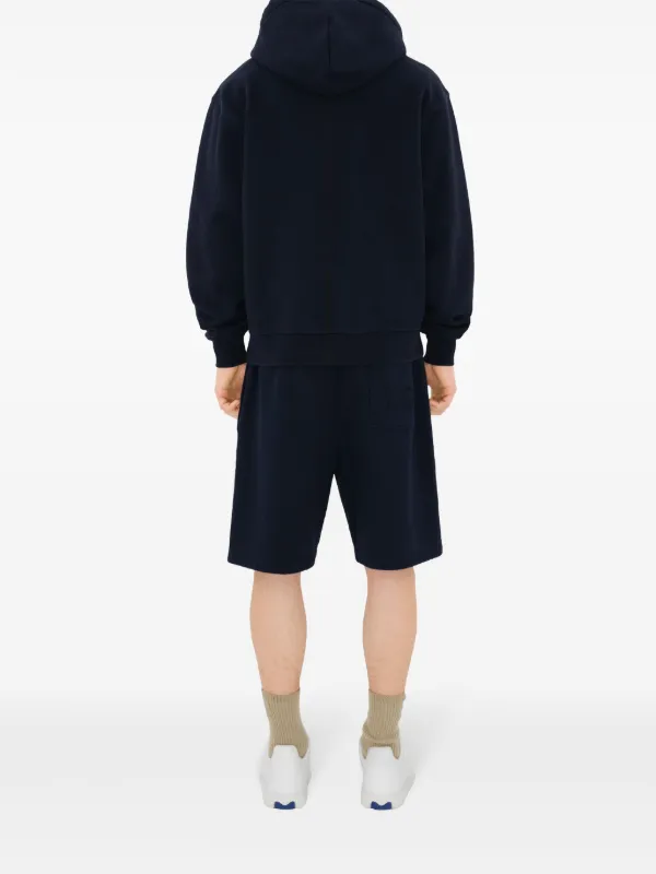 BURBERRY メンズ EKD コットンフーディー ブラック Burberry EKD Cotton Hoodie | Black | FARFETCH PL