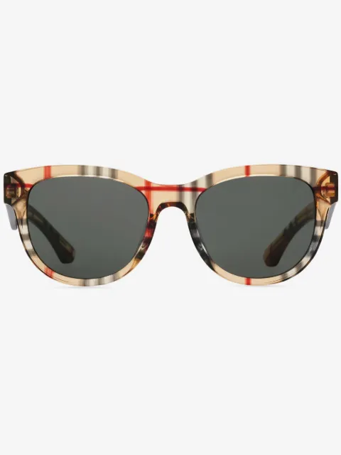 Burberry Eyewear Vintage Check round-frame sunglasses