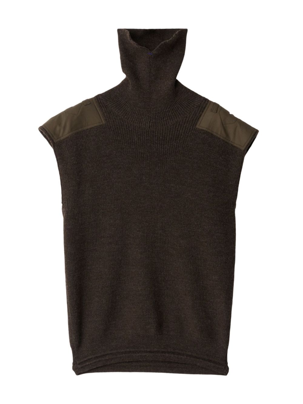 Burberry detachable-sleeve wool jumper Men