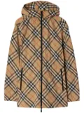 Burberry Nova Check hooded coat - Neutrals