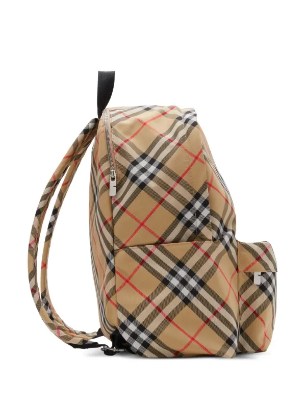 Burberry Nova Check Backpack Neutrals FARFETCH EG