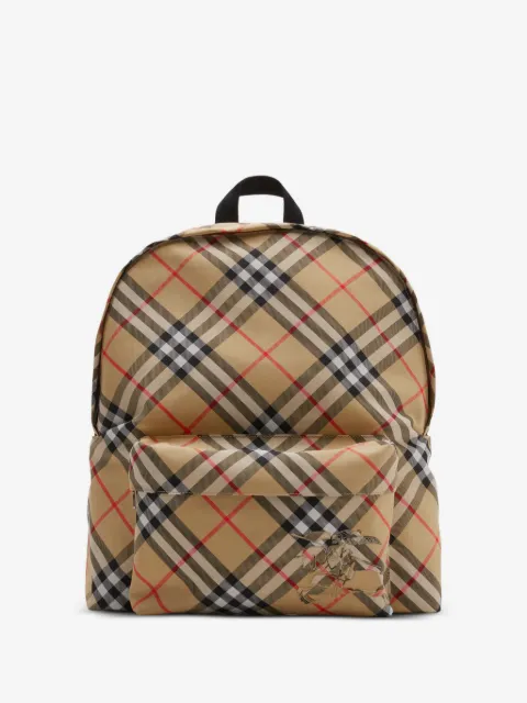 Burberry check backpack