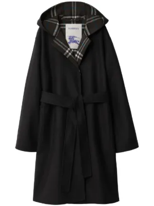 Burberry リバーシブル コート | ブラック | FARFETCH JP