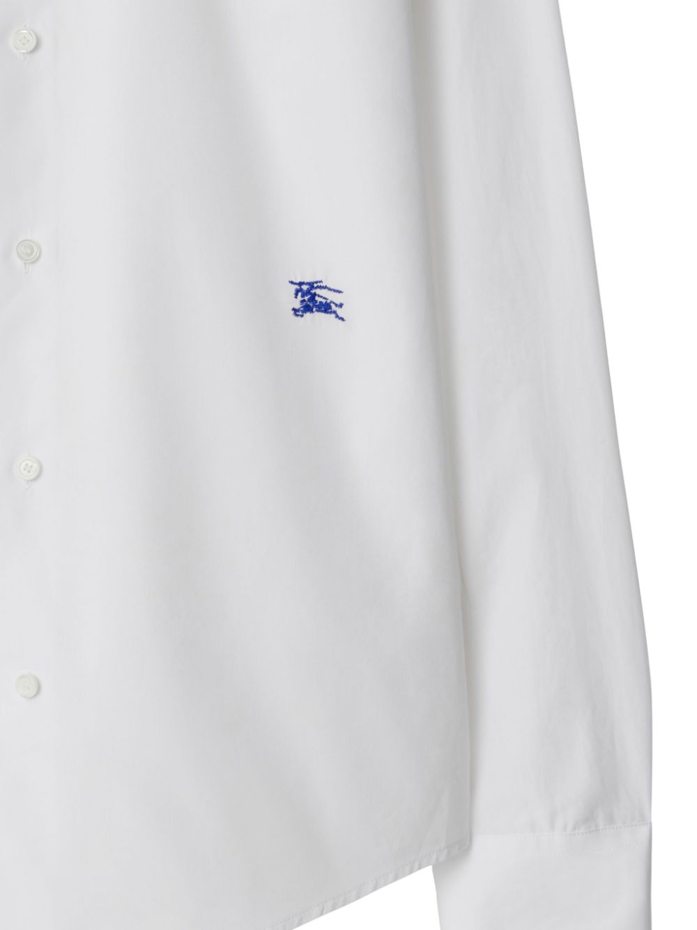 Burberry EKD-embroidered cotton shirt Men