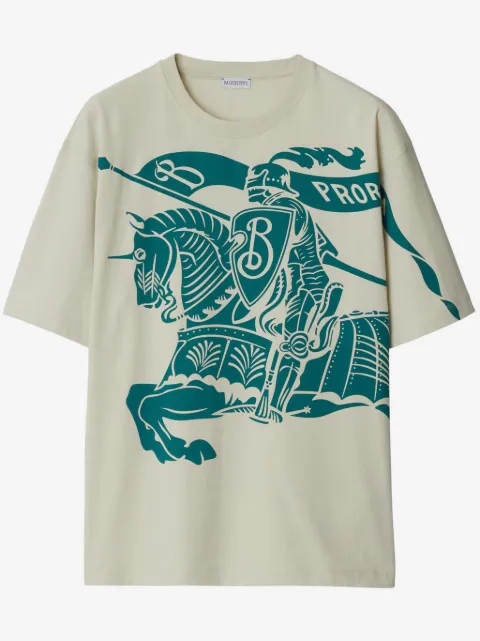 Burberry t-shirt en coton à imprimé EKD