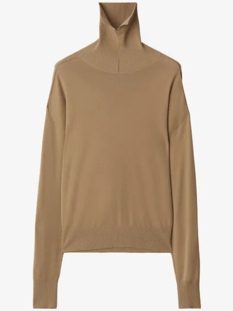 Burberry roll-neck wool jumper