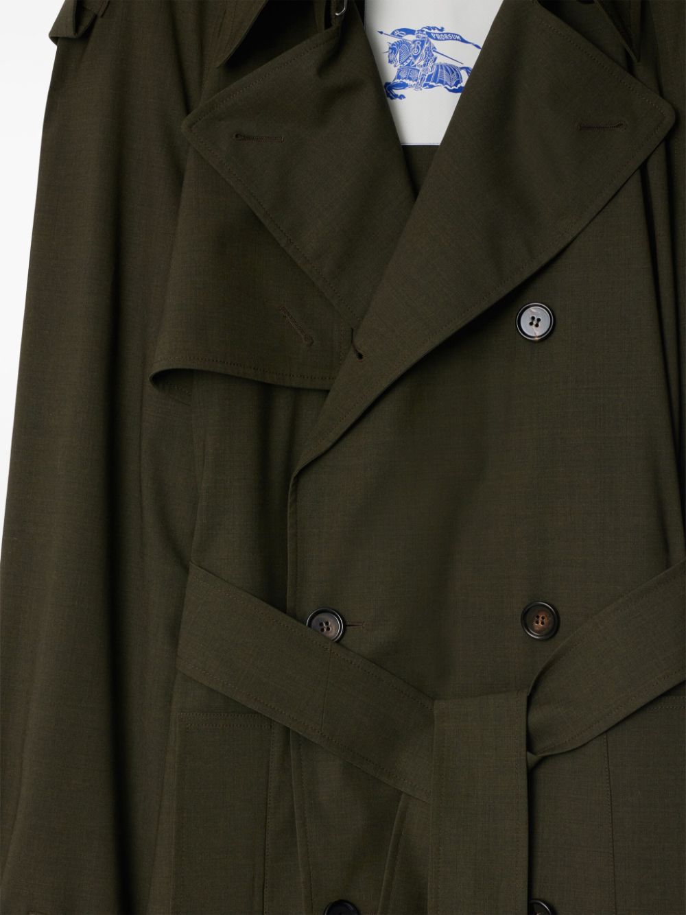 Affordable Burberry belted double-breasted trench coat Men