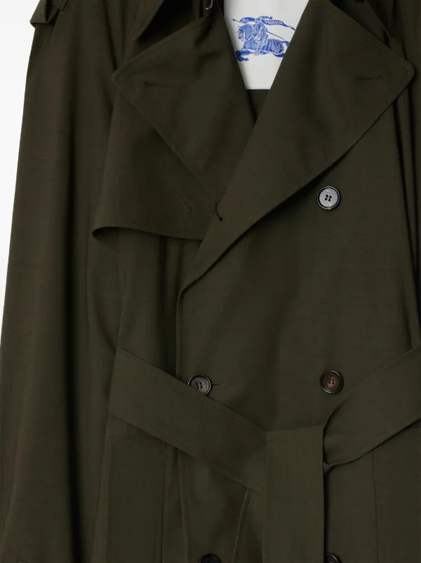【BURBERRY】トレンチコート ダブルブレスト Burberry ダブルブレスト トレンチコート | グレー | FARFETCH JP